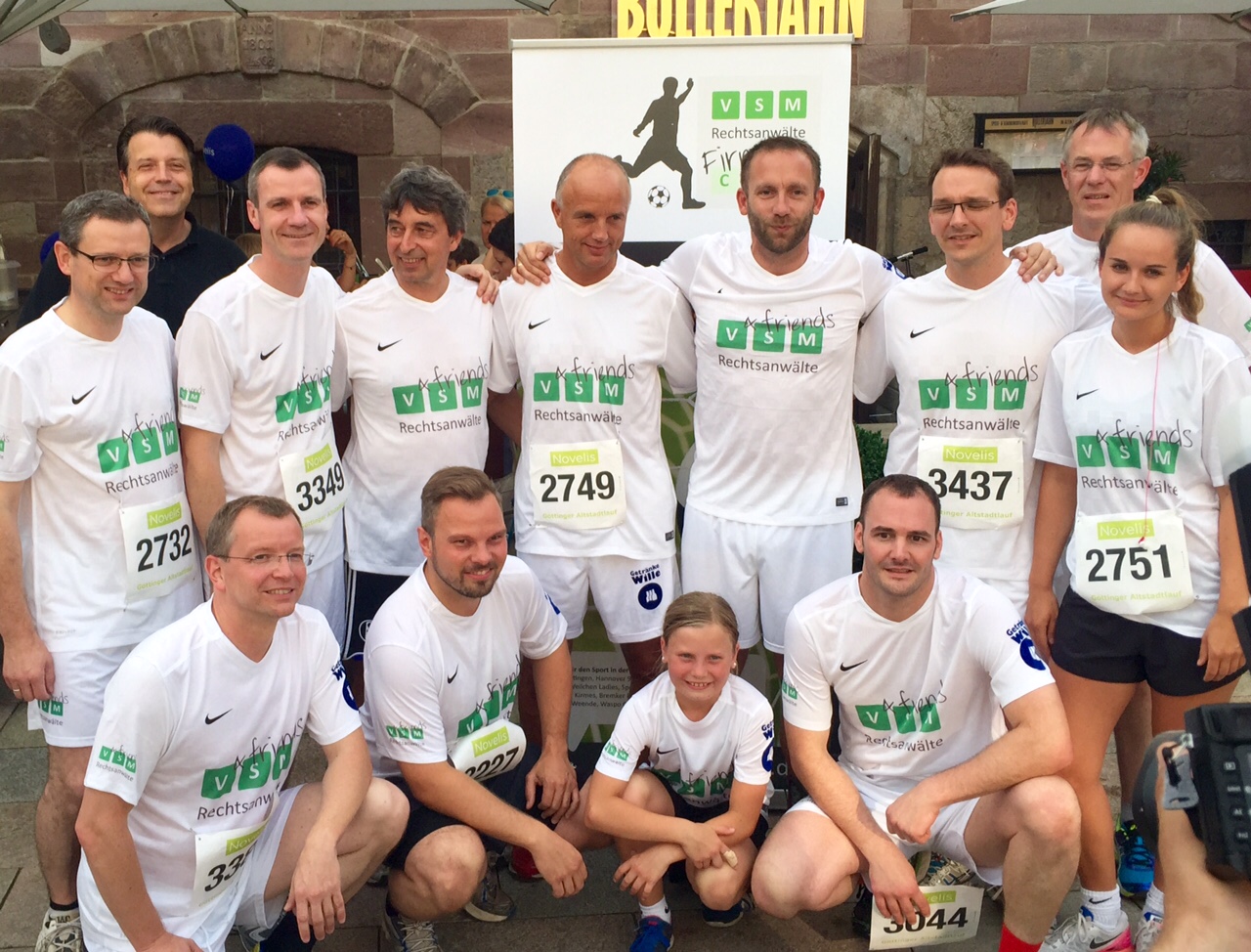  Team VSM & friends beim Göttinger Altstadtlauf