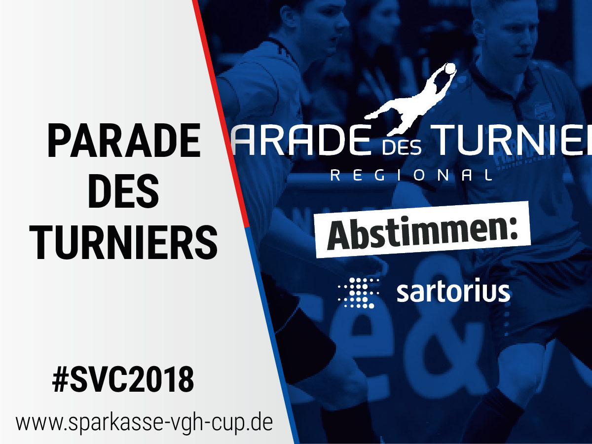<b>2 Bundesliga-Tickets für Hannover 96​ zu gewinnen</b>

Die Abstimmung zur Sartorius Fan-Aktion " Beste Parade des Turniers 2018 – Regional" ist beendet.
Heute Abend startet die zweite Abstimmung über den »Jubel des Turniers«.

Unter allen Te