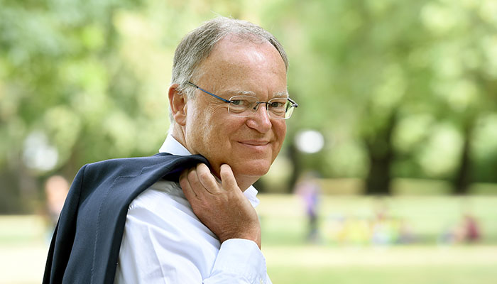 MP Stephan Weil und Landratskandidat<br>Marcel Riethig bei uns zu Gast