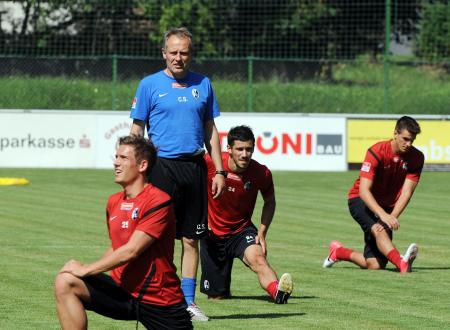 3-facher CUP Gewinner Christian Streich beim "aktuellen sportstudio"